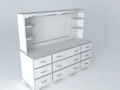Bedroom Dresser 3D model