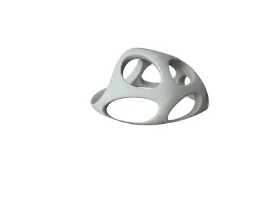 SciFi Cube Object No 55136 Low Poly Shape Low-poly 3D model