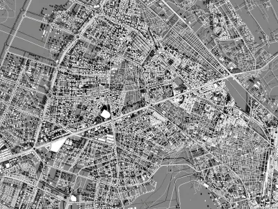Cityscape Diyarbakir Turkey 3D model