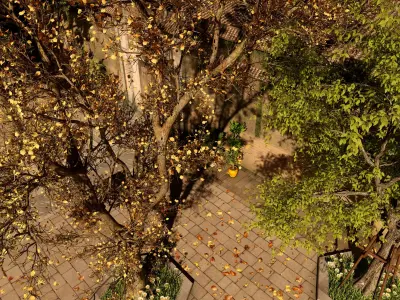 ancient architecture 3D model Low-poly 3D model