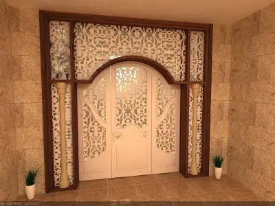 mansion door 3D model