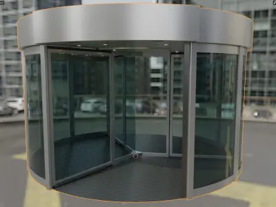 Revolving door Dorma KTC-3 3D model