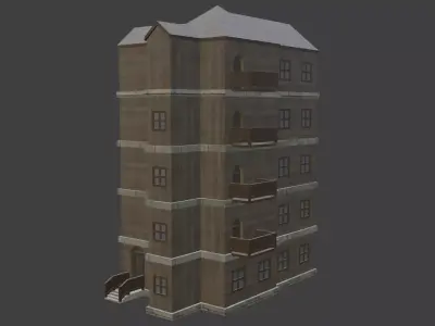 House Model 57 Low-poly 3D model