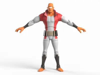 Allen the Alien Toy 3D model