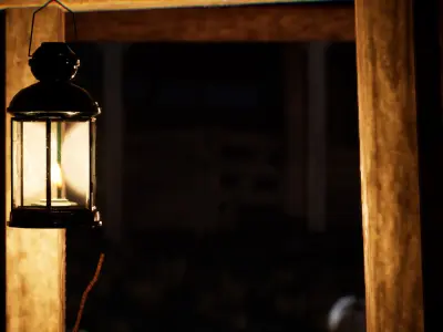 Haunted Farm 51 Assets Low-poly 3D model