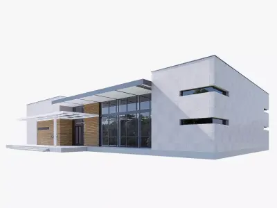 hospital Low-poly 3D model