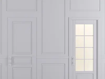 Decor Molding for Walls Doors 3D model