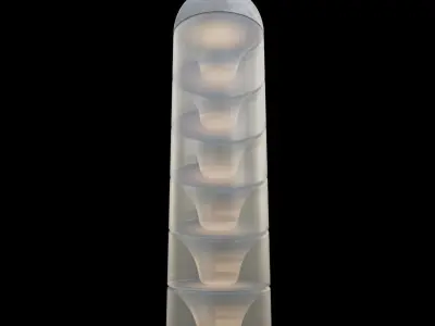 LT316 FLOOR LAMP IN MURANO GLASS Blender File 3D model