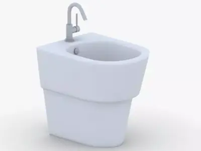 1559 - Toilet Low-poly 3D model