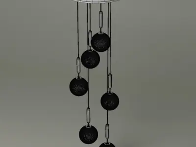 Minimal Chandelier 3D model