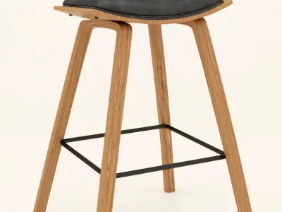 Denis Bar Chair 3D model