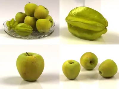 Golden delicious 3D model