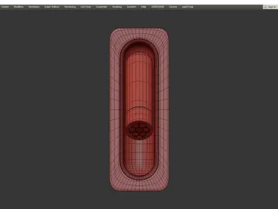 Ledtube  Mini Wall Sconce Low-poly 3D model