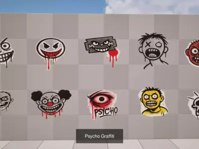 Ultimate Graffiti 3D Collection 10 Unique Themed Packs