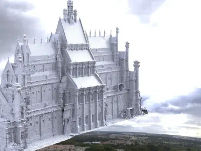 Country Mansion Horror mansion 3 levels 3D model