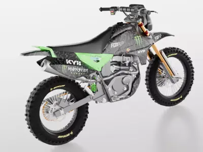 Enduro MotorBike Dirtbike Race Edition 3D model
