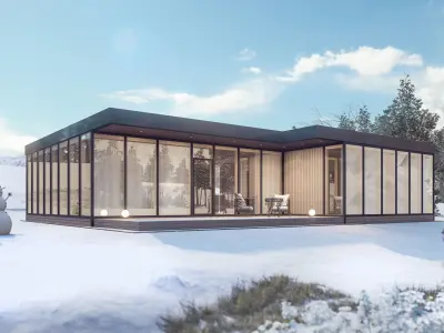 Lumion 12 winter scene  3D model