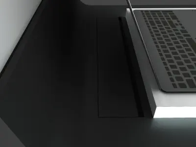 Kiosk Laptop 3D model