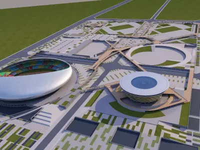 Stadium 2 3D model