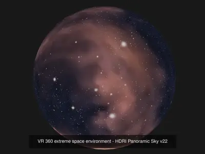 Violet Space Lights Collection 3D Model Pack