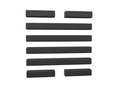 I Ching Hexagrams 28 da guo v1 001 Low-poly 3D model