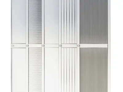 Waredrobe light doors collection  3D model