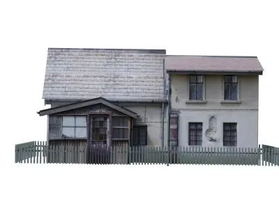 House Building 01 Low-poly 3D model