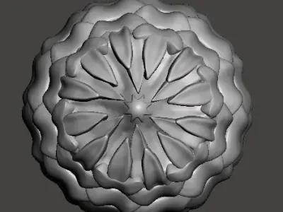 Parametric rattan woven candle 3D print model