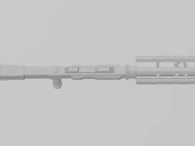 Armored Commando Baton 3D model