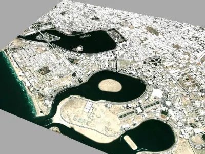 Cityscape Dubai Al Nanda UAE  3D model