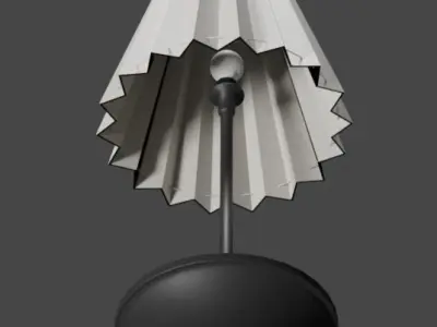 Table lamp 3D model 38