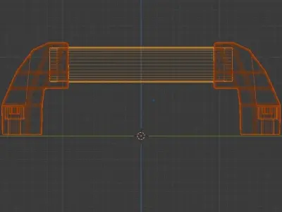 HANDLE tube with light 3D model