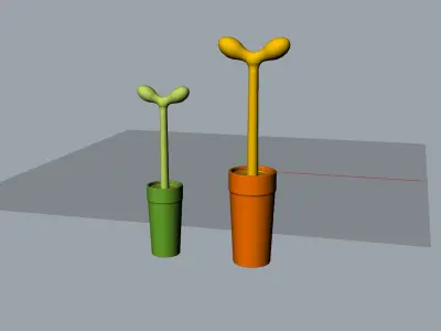 Italy Alessi toilet brush 3D model 3D print model