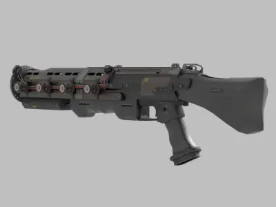Electromagnetic Gun 3D model
