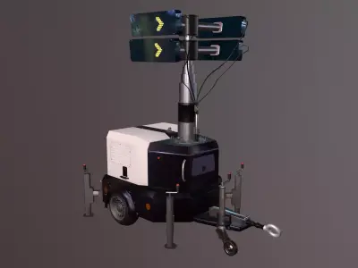 3D Model Lighting Tower Free 3D model