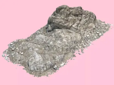 Billy Ocean Rock 3D model