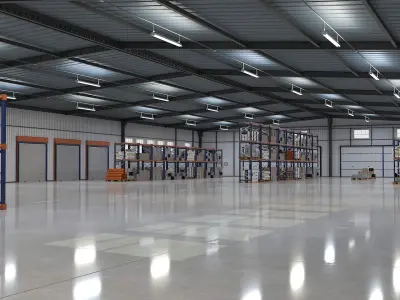  Warehouse Interior and Exterior PBR StemCell 