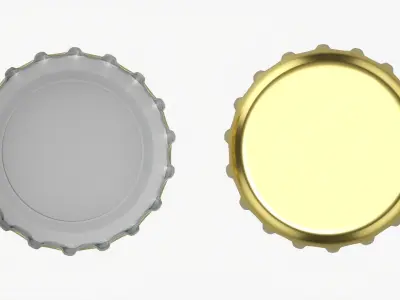 Beer cap 02 3D model