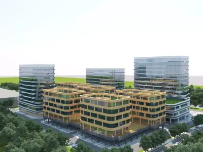 Office Building 3D model 527