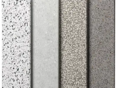 Terrazzo Porcelain tiles - set 02 Texture