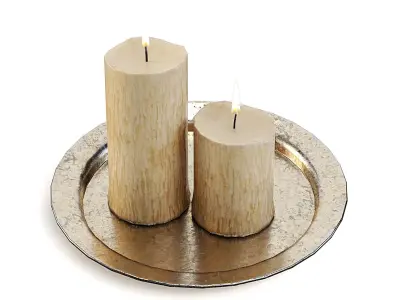 Candles 3D model