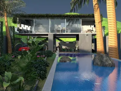 laos Brazilian Style Arch 3D model