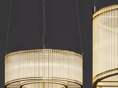 Stilio Uno Pendant Lamp LED 3D model