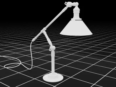 Industrial Desk lamp 3D model