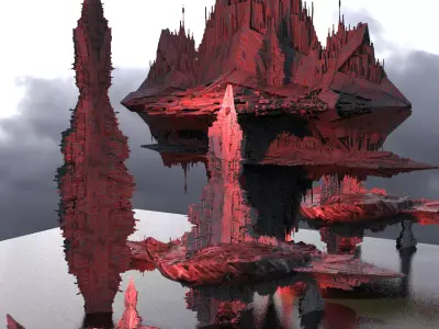 Fractal City Dr Strange Influenced 4 3D model