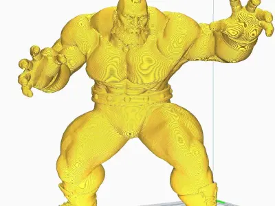 Street Fighter - Zangief 3D print model