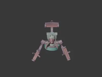 skibid astro detainer upgraded 3D model