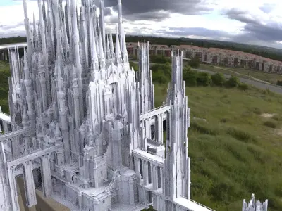 The High palace of Olympus  3D model