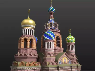 Church of the Savior on Spilled Blood  3D model