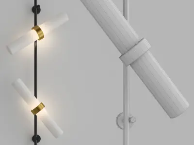 WALL RAIL 3D model